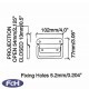 Un-Sprung Surface Mount Handle